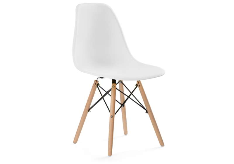 Пластиковый стул Eames PC-015 белый (46x49x83). 